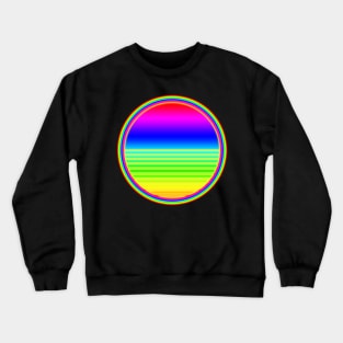 Cute Care Bear Style Funny Rainbow Love Tee Crewneck Sweatshirt